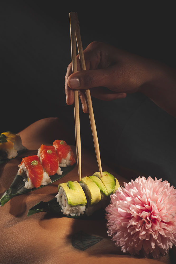 Naked girls serving food Nyotaimori Serving Food On The Female Body Ciro Pizzo Photographer